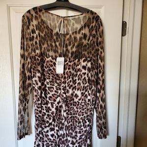 Animal print dress